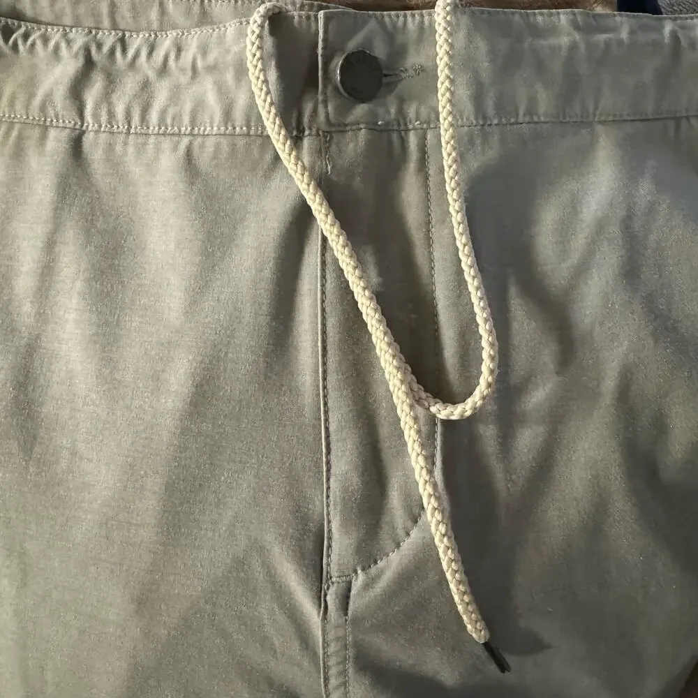 Faherty Men’s All Day Shorts In Ice Gray Size 36